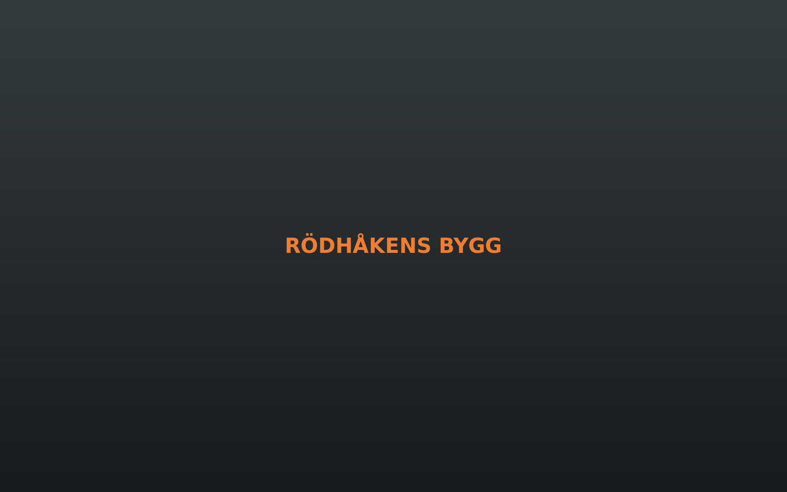 Rödhakens Bygg & Renovering – företagsmaterial
